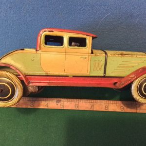 1920s Tinplate Clockwork Wells Saloon Car