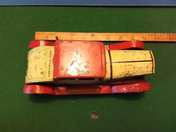 1920s Tinplate Clockwork Wells Saloon Car - Image 3