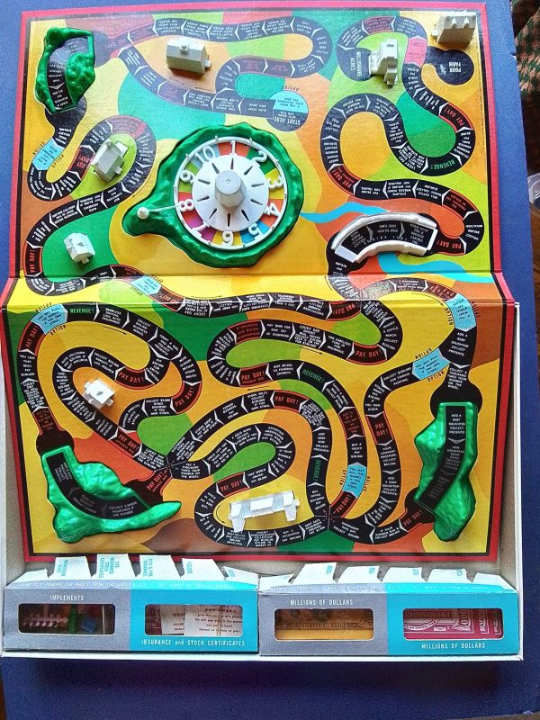 1960s The Game of Life Family Board Game