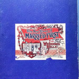 1904 Original Rare Married First or Wedding Bells Board Game