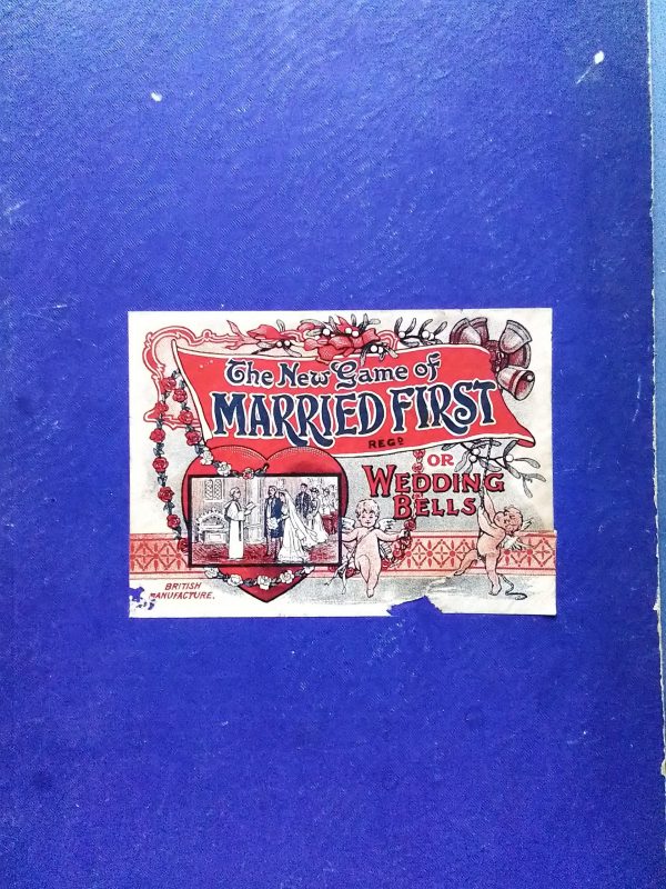 1904 Original Rare Married First or Wedding Bells Board Game