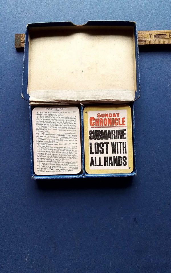 1923 Original Vintage Fleet Street Card Game - Image 2