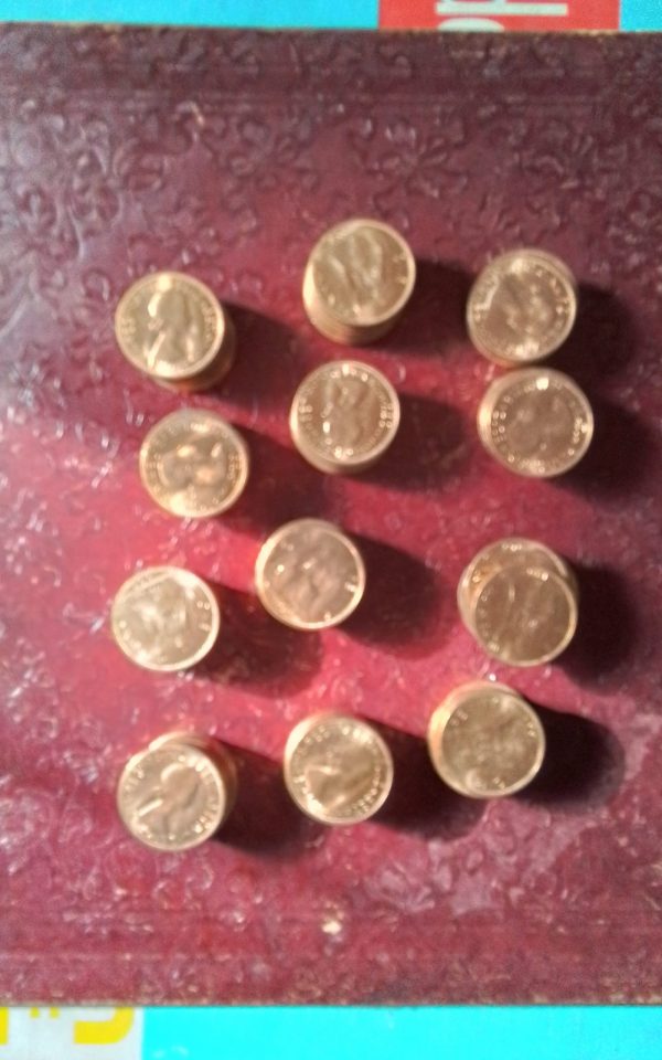 120 Mint 1967 Old English Cooper Pennies