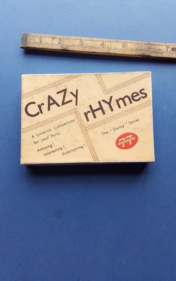 1940s VINTAGE Game Crazy Rhymes
