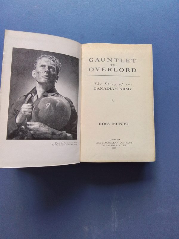 1946 Book Gauntlet To Overlord by Ross munro - Image 2