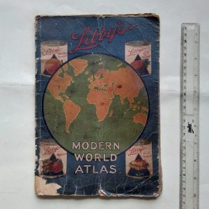 1927 original Libbys Food World Atlas